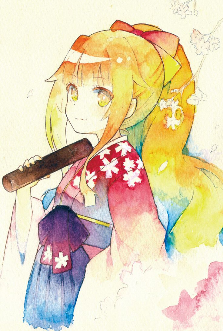 736x1089 Watercolour Anime Couple Pic 1521 Best Anime Art Images On