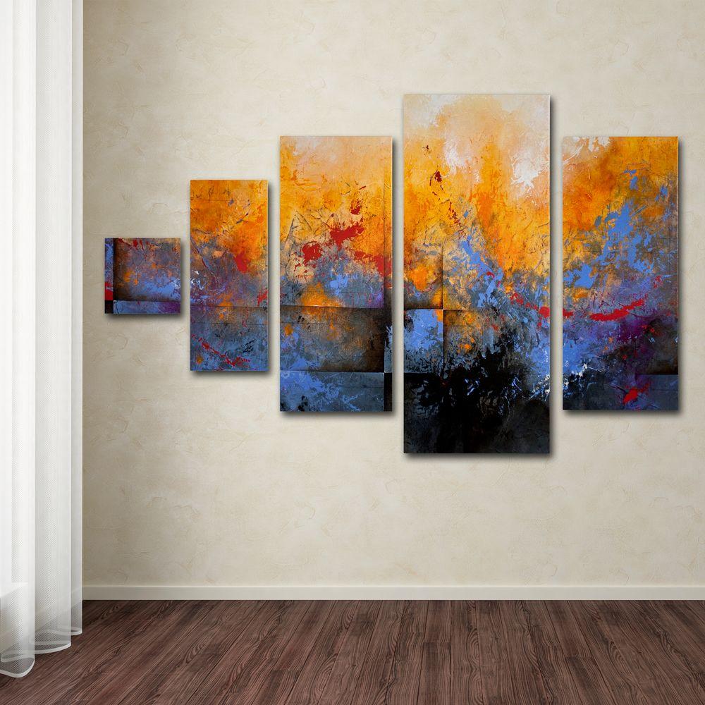 1000x1000 Trademark Fine Art My Sanctuary By Ch Studios 5 Panel Wall Art Set