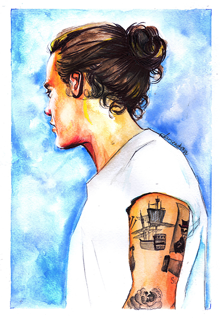 450x651 Harry Styles By Dariemkova