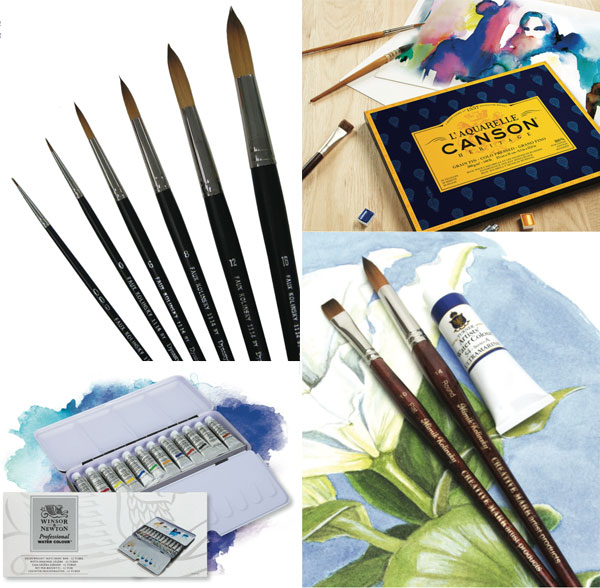 600x588 Comment And Win Watercolor Art Supplies!