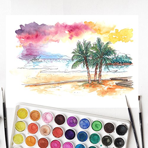 500x500 U.s. Art Supply 36 Color Watercolor Artist Paint Set With Plastic