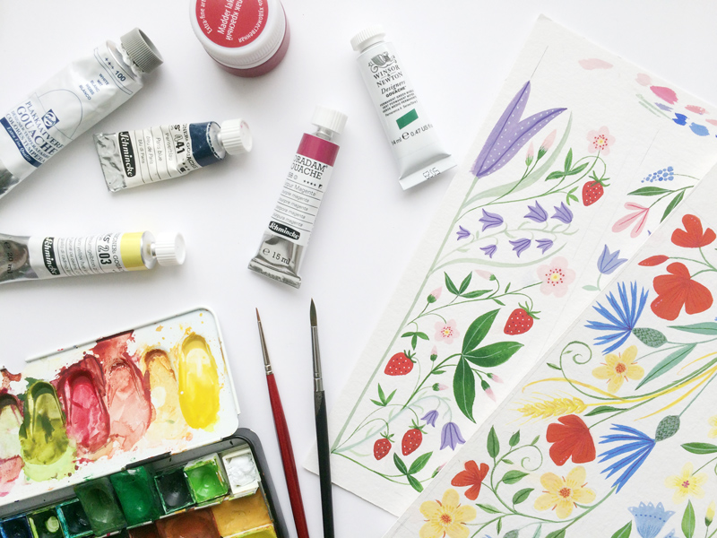 800x600 Art Supplies I Use For My Illustrations Julia Bausenhardt