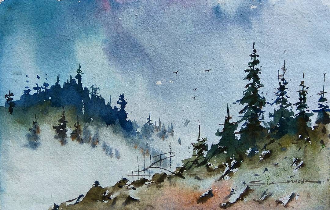 1080x689 Instagram Art Watercolor Artists, Watercolor And Oil