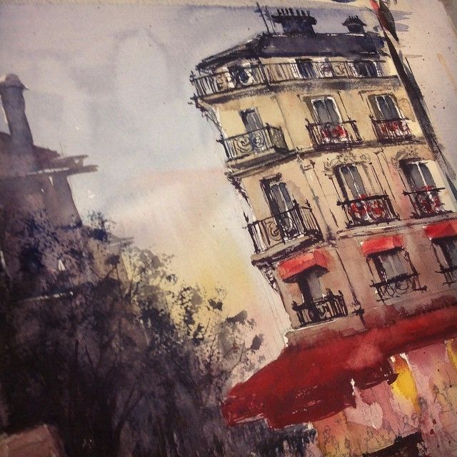 640x640 Instagram Watercolor ~ Artist T Z Watercolor
