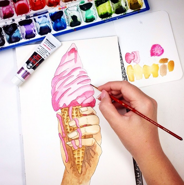 602x605 11 Watercolor Instagram Accounts You Should Follow Right Now