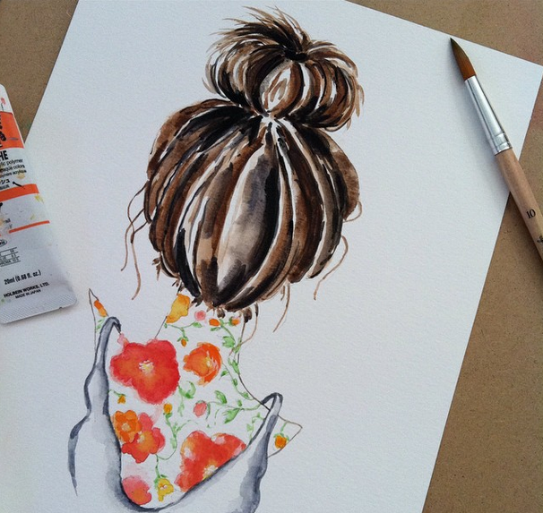 606x573 11 Watercolor Instagram Accounts You Should Follow Right Now Via