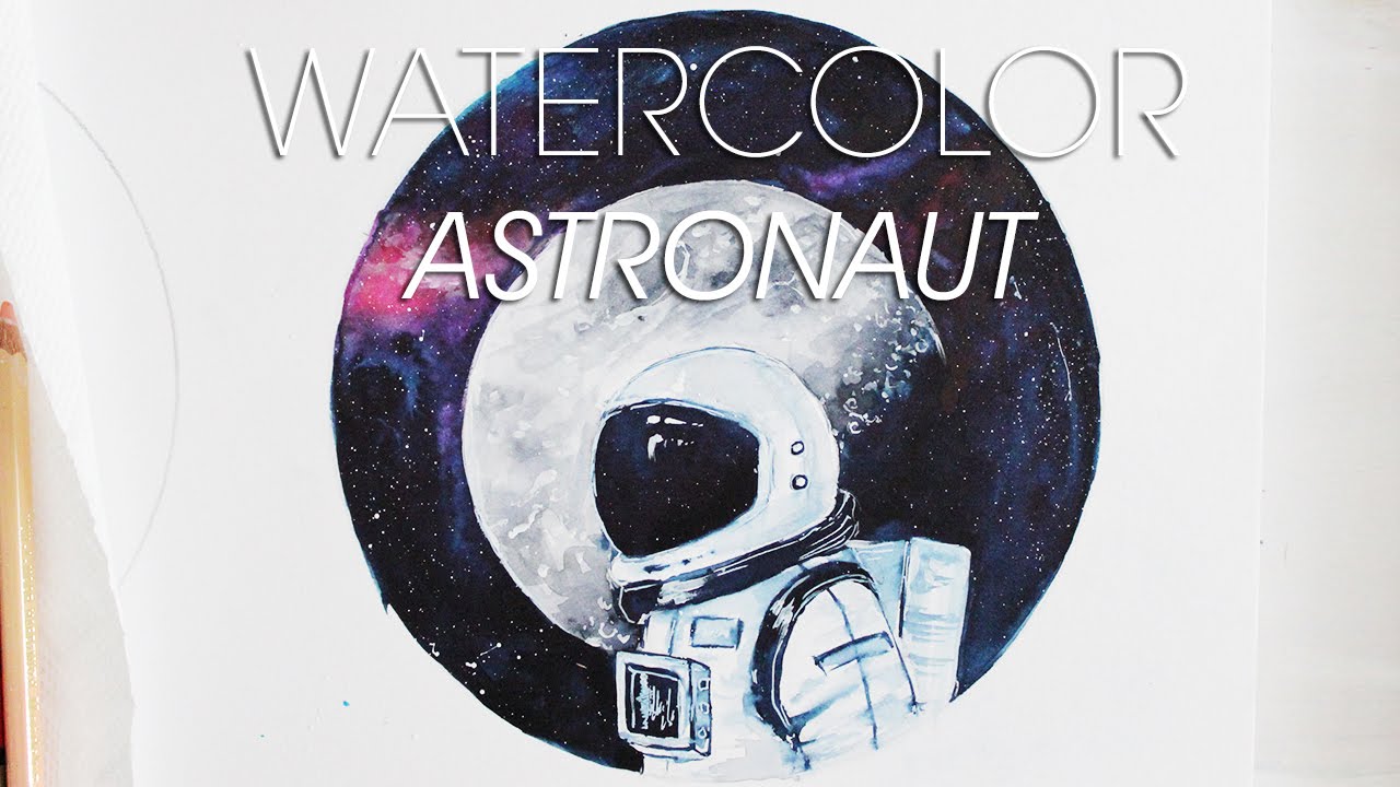 1280x720 Watercolor Astronaut