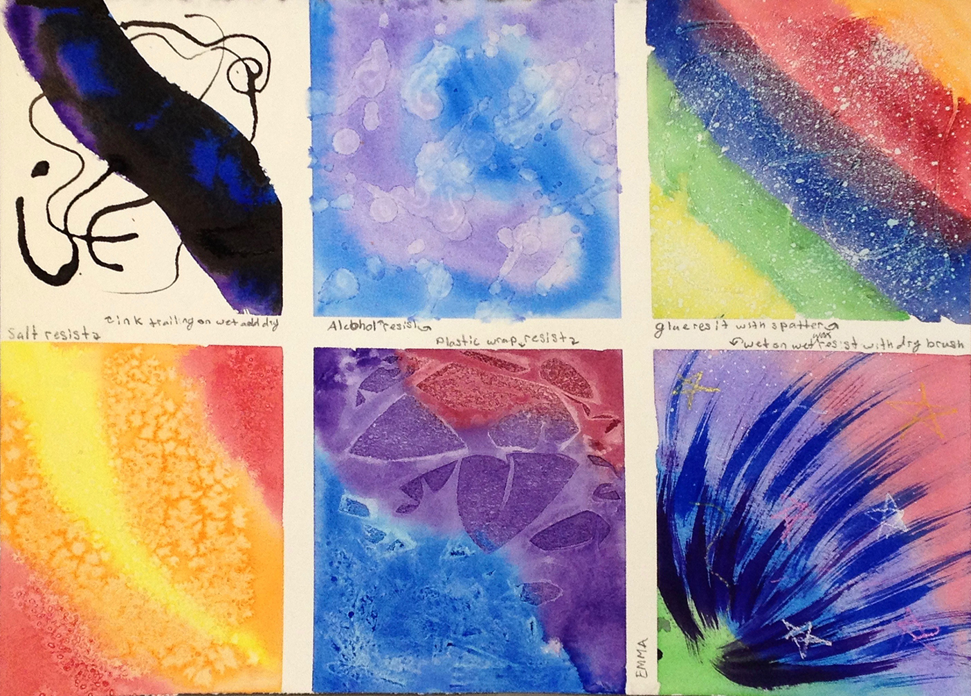 1403x1006 Ryan Art Room News Circumpolar North Aurora Borealis Watercolor