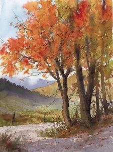 225x302 141 Best Autumn Watercolor Images In 2018