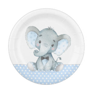 307x307 Elephant Plates Zazzle