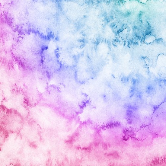 550x550 Watercolor Background. Soft. Blue, Pink, Purple. Posters By Maria