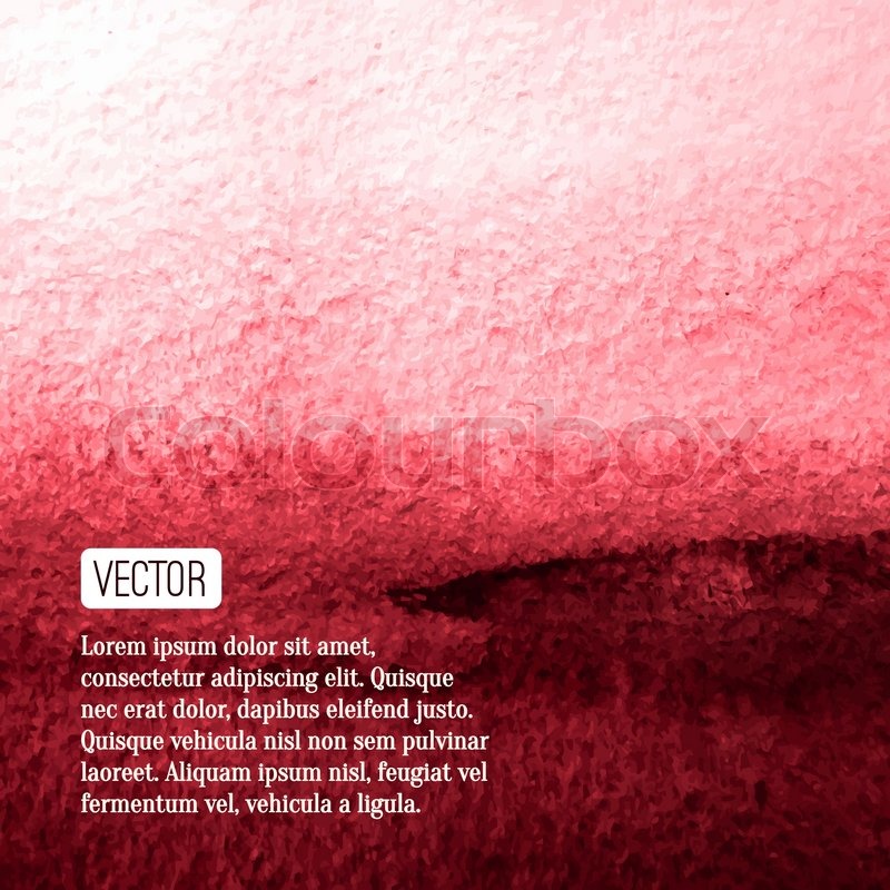 800x800 Vector Abstract Watercolor Background. Red Textured Paper. Design