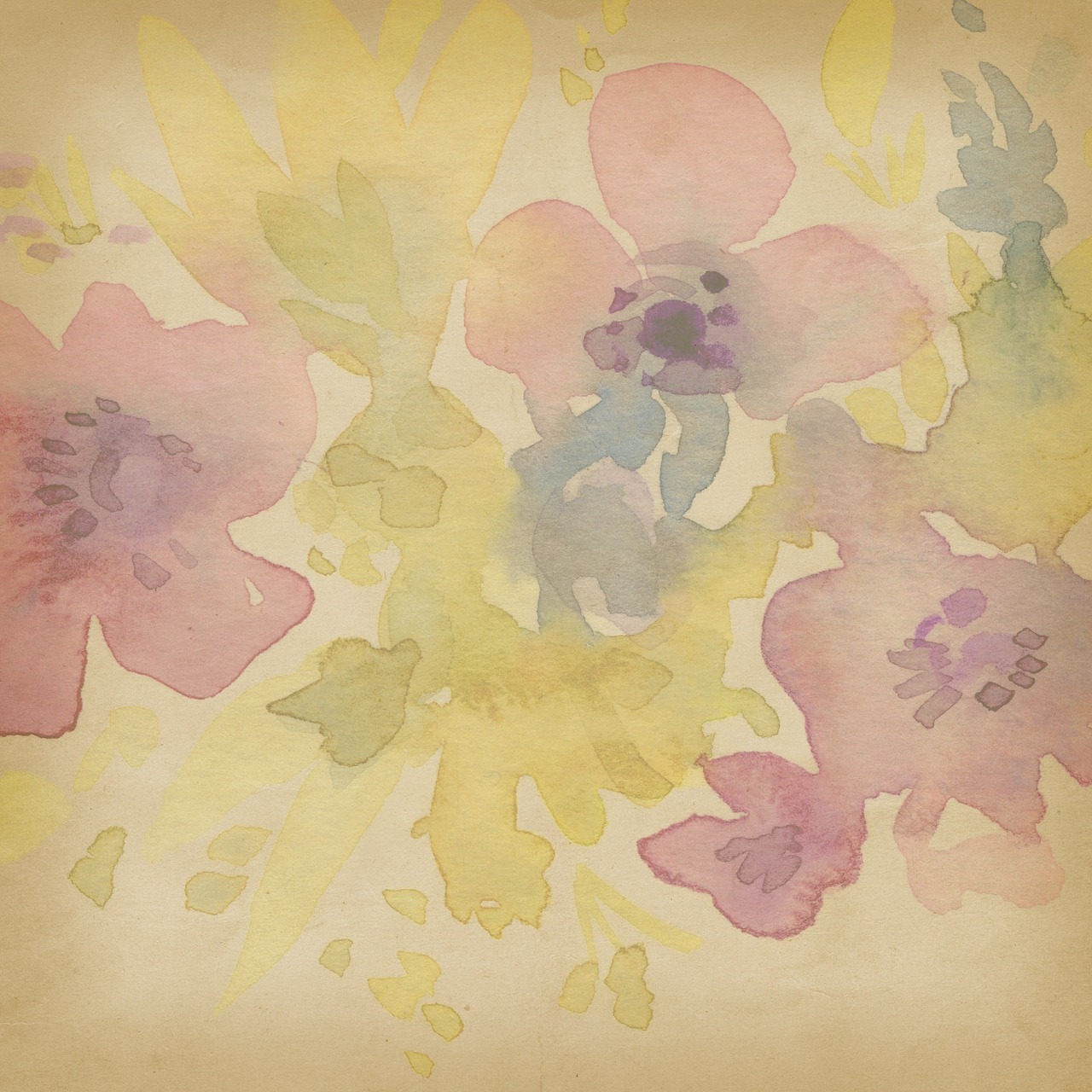 1280x1280 Background,watercolor,pastel,scrapbook,watercolor Background