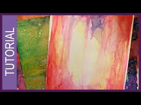 480x360 Easy Watercolor Background Tutorial Painting Techniques For