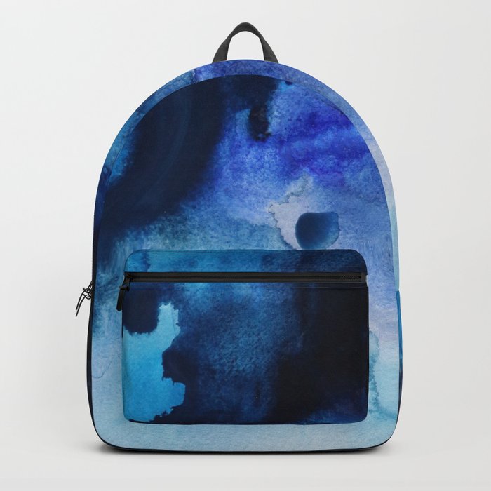 700x700 Indigo Watercolor Backpack By Jenmerli Society6