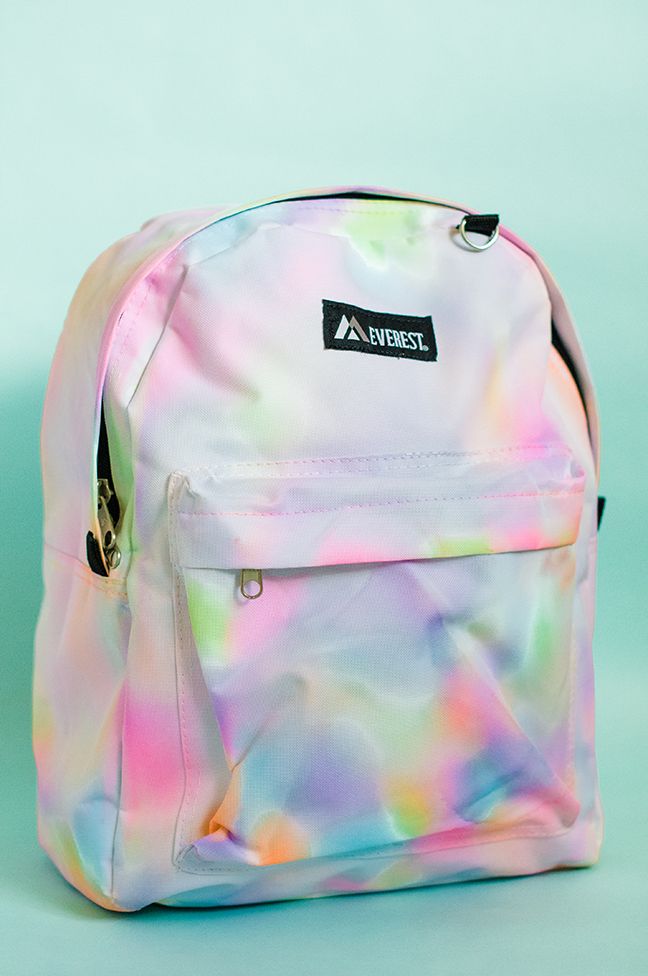 648x976 This Diy Rainbow Watercolor Backpack Is So Cool For School Craft