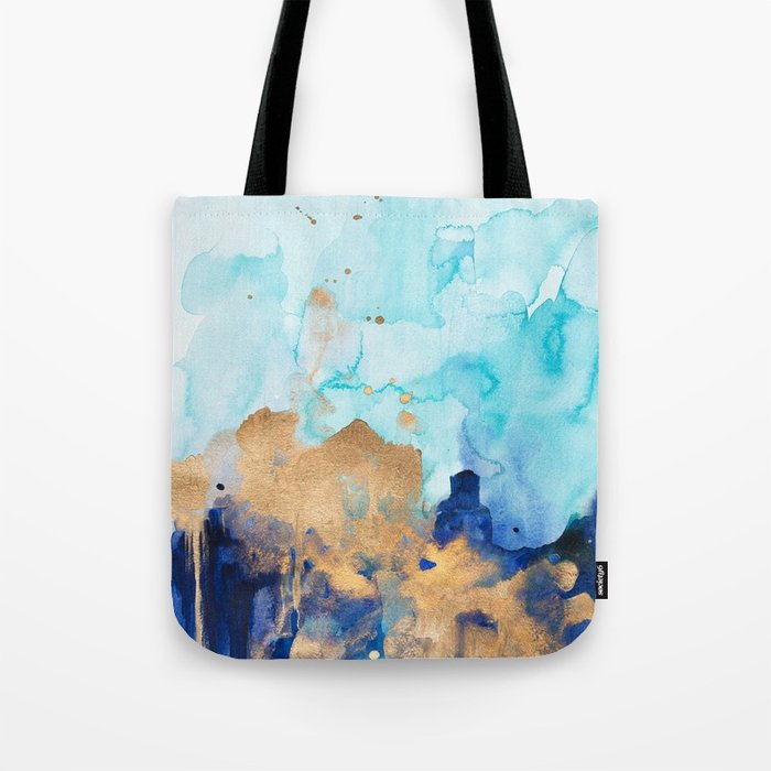 700x700 Abstract Watercolor Tote Bag By Jenmerli Society6