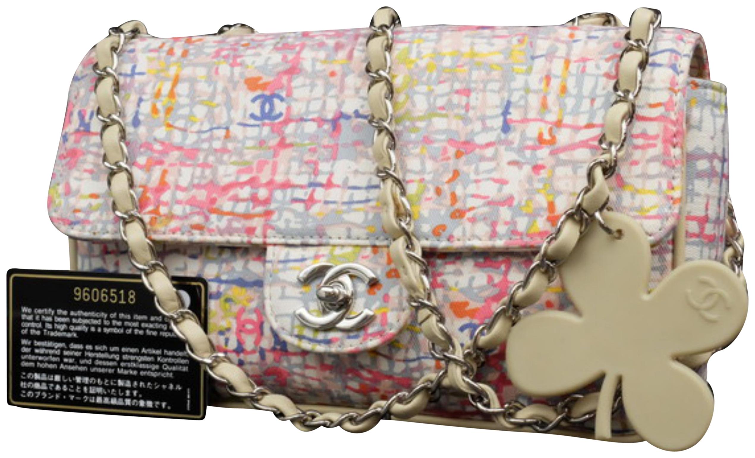 2540x1541 Chanel Limited Edition Watercolor Clover Charm Flap 226033