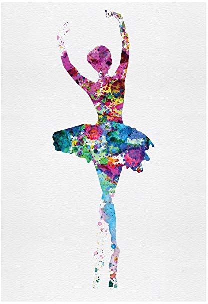 416x606 Ballerina Watercolor 1 Poster By Irina March 13 X 19in