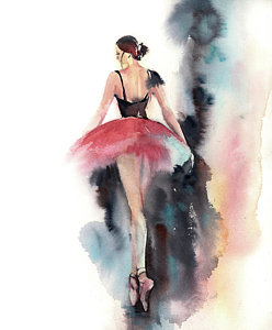 248x300 Ballerina I Painting By Sophia Rodionov