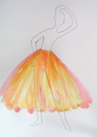 397x560 How To Paint A Ballerina In Watercolor 11 Steps (With Pictures)