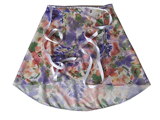 522x392 Sheer Delights Watercolor Floral Wrap Ballet Skirt