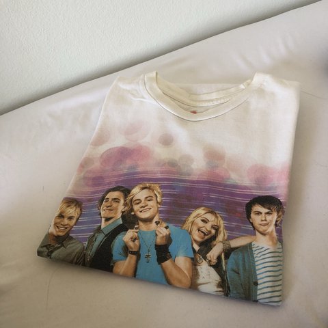 480x480 R5 (Driver Era) Watercolor Band Tee! Size Small, Preowned.