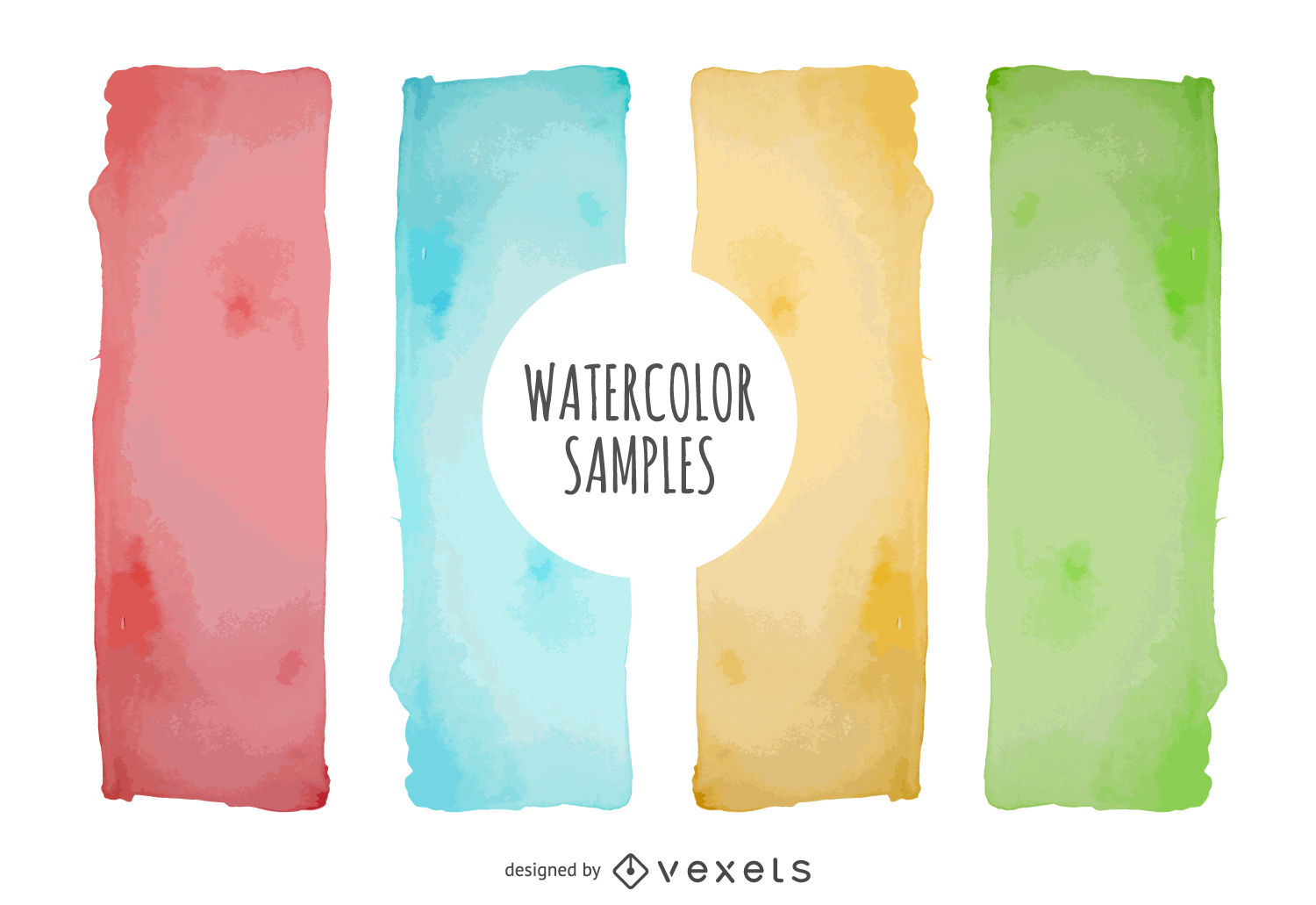 1500x1031 Watercolor Banner Set