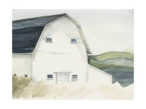 473x355 Watercolor Barn Iv Print By Jennifer Paxton Parker