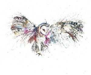 300x248 Highly Collectable A4 Giclee Art Print Watercolour Wildlife Barn