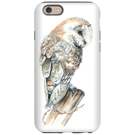 460x460 Watercolor Barn Owl Bird Na Iphone 66s Tough Case By Admin Cp18689551