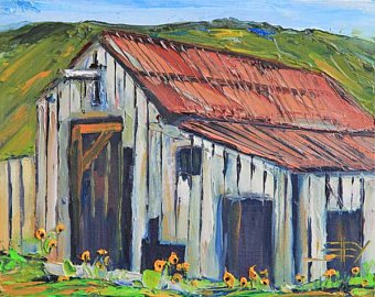 340x270 Barn Paintings Etsy