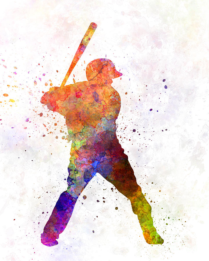 720x900 Baseball Player Waiting For A Ball Painting By Pablo Romero