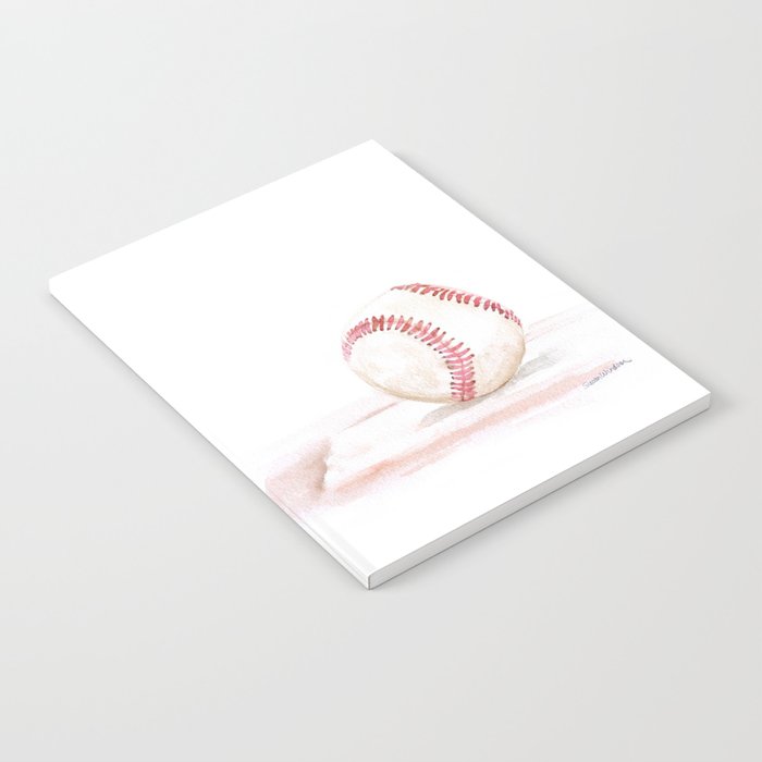 700x700 Baseball Watercolor Notebook By Susanwindsor Society6