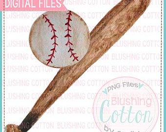 340x270 Baseball Watercolor Etsy