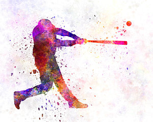 300x240 Baseball Player Paintings Fine Art America