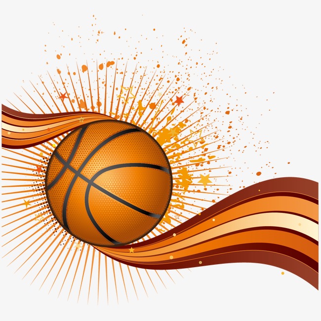 650x650 Vector Basketball And Watercolor, Basketball Vector, Watercolor