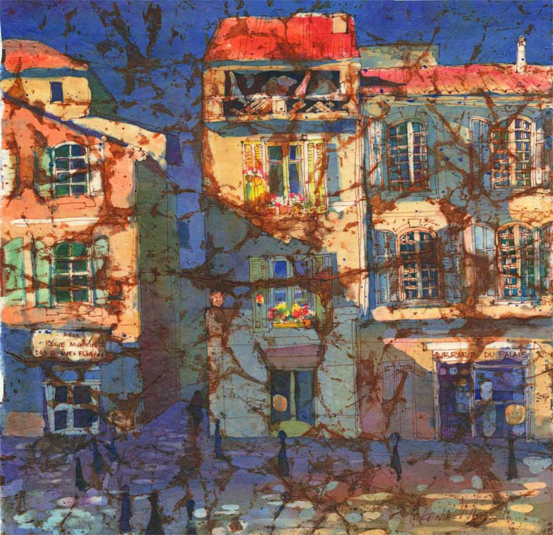 800x773 Watercolor Batik On Rice Paper