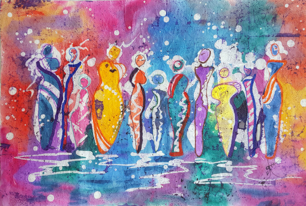 1000x672 Watercolor Batik With Joan Wykis