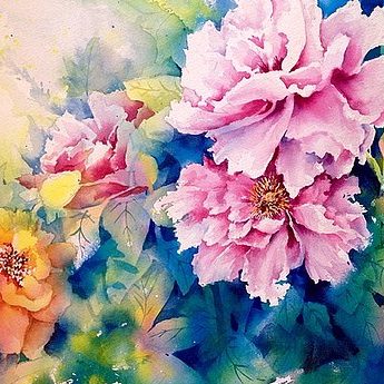 345x345 Watercolor Batik With Michael B. Pearson 9am