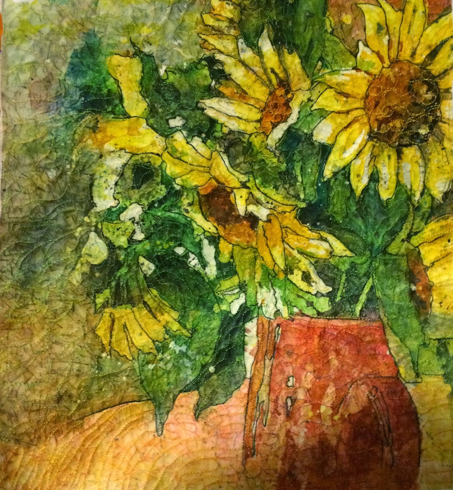 1480x1600 All Things Quilty And Artsy More Watercolor Batik Quilting