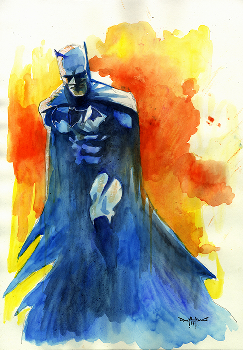 500x718 Batman Watercolor