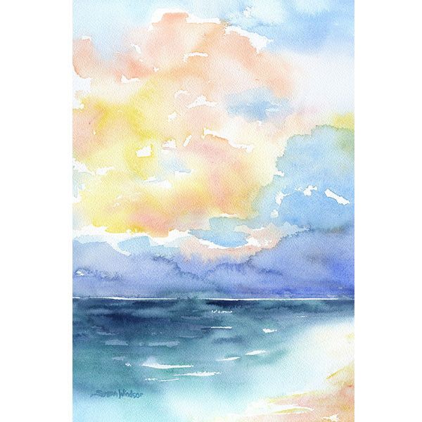 Watercolor Beach