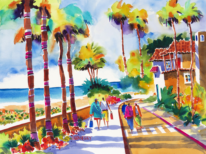 720x540 Palm Beach Morning Ellen Negley Watercolors