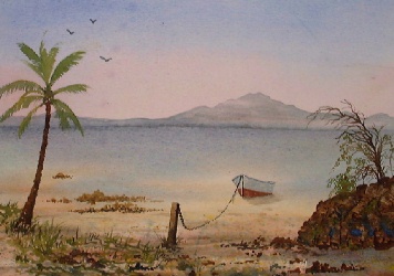 356x250 Rod Webb A Tropical Beach Scene (8 Of 8)