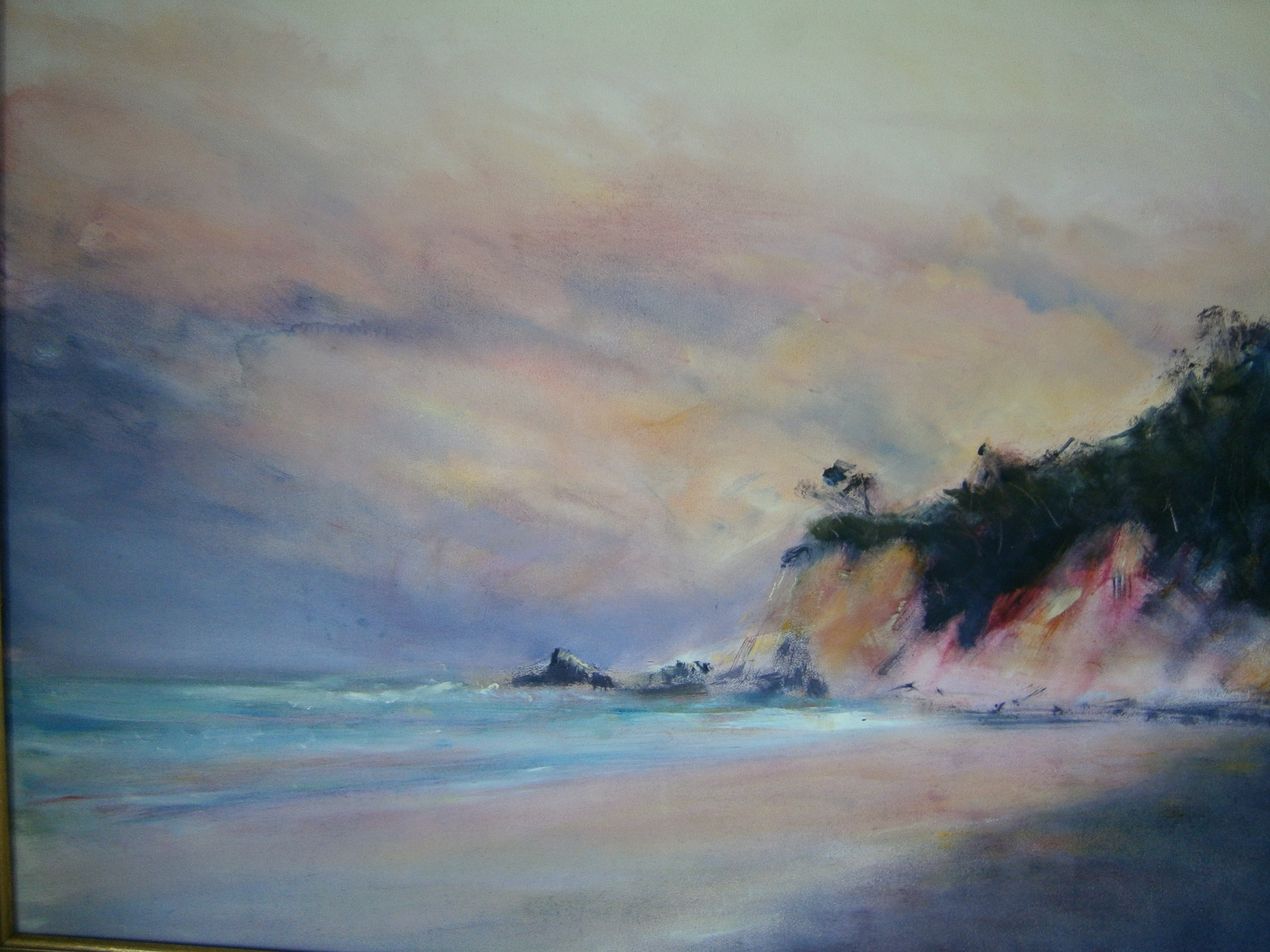4288x3216 The Pass Watercolour Painting Art Lotteartworks Beach Scene