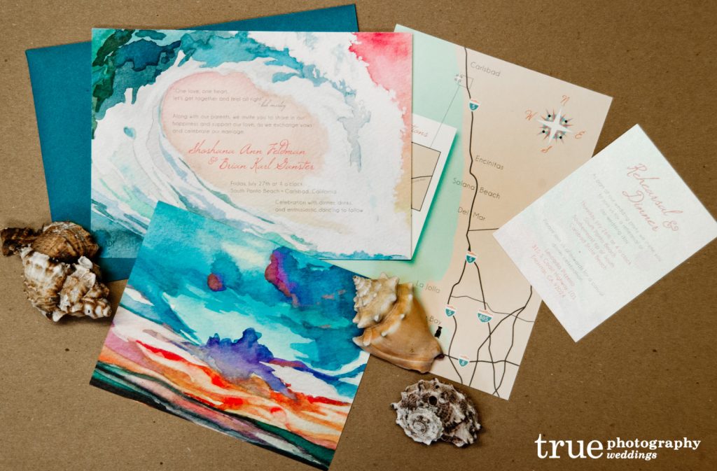 1024x673 Party Invitation Watercolor Beach Wedding Invitations. Watercolor