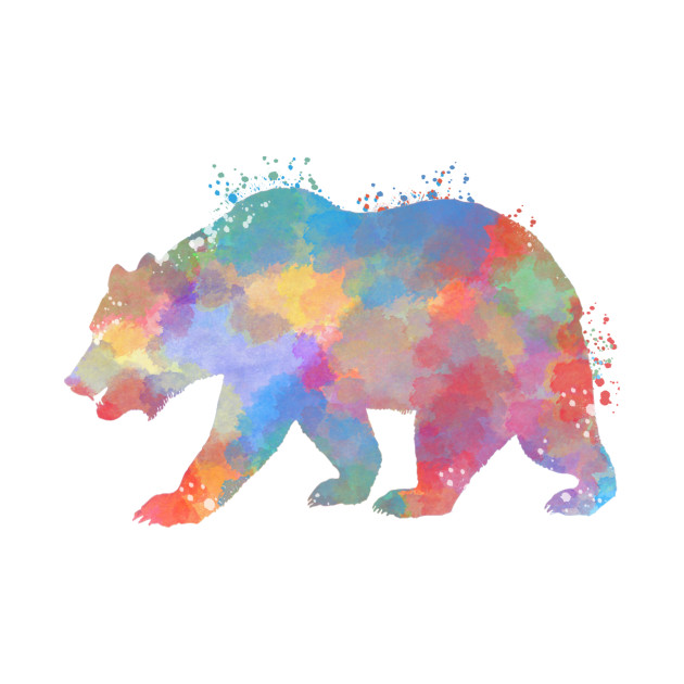 630x630 Bear Watercolor