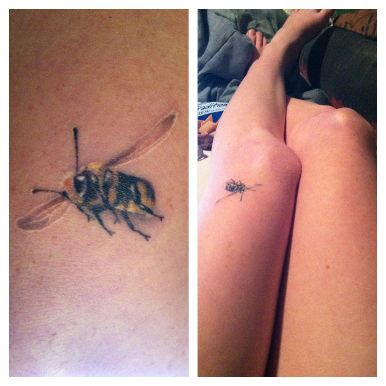 1280x1280 Small Bee Tattoo Ideas