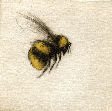 366x365 Watercolor Bee. Torn About Pinning This Because Though The